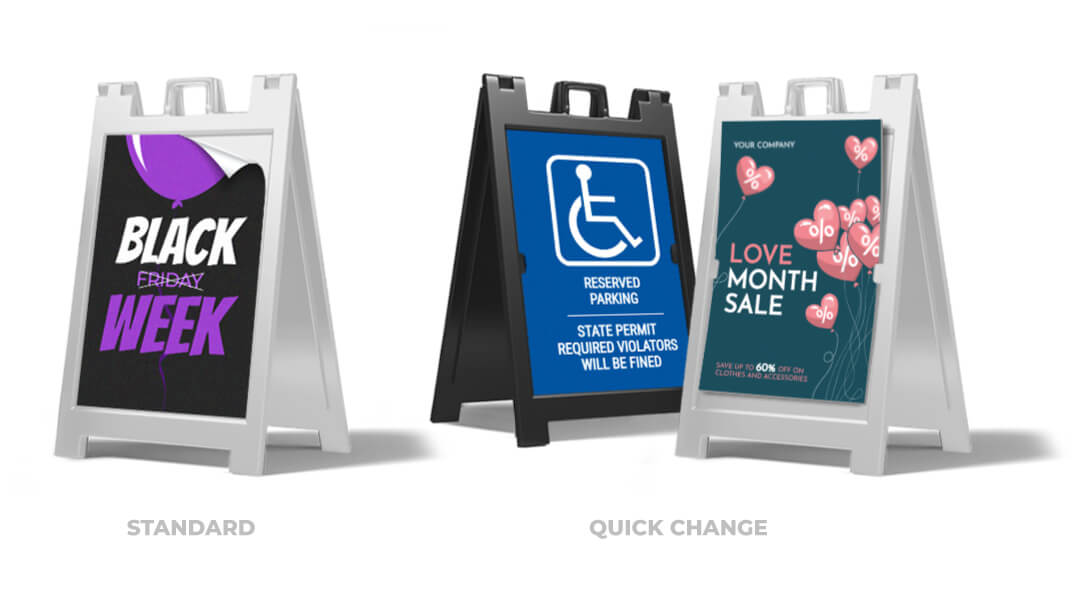 A-BOARD PAVEMENT ADVERTISING MENU SANDWICH BOARD Free Delivery Available PVC 