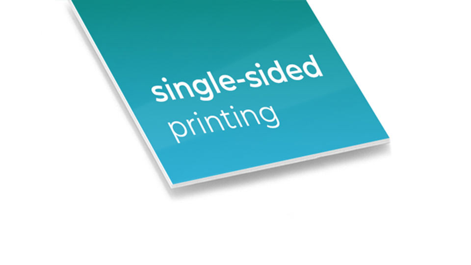 single-sided self adhesive foam board printing