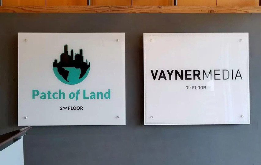 White Acrylic Signs for Branding