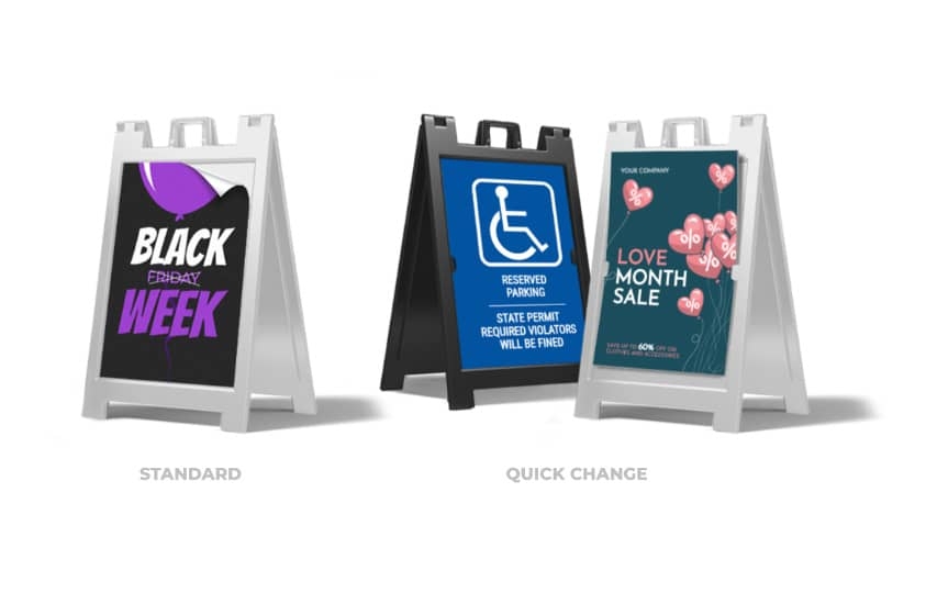 Promotional A frame signs