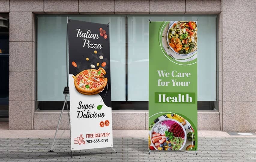 Promotional x stand banners