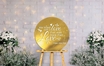 Gold acrylic sign quote