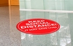 Safety floor decal