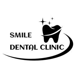 Smile Dental clinic | Shining tooth in the image in black and white