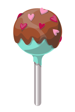 Lollipop template for decorative yard signs