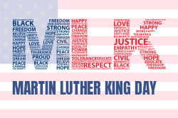 Typographic MLK Day Template