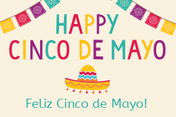 Happy Cinco de Mayo Sign Template