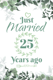 Wedding anniversary template