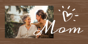 Mother's Day template with personal photos