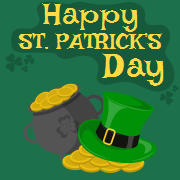 Happy St. Patrick's cap template | State Holidays
