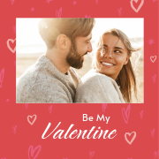 Be My Valentine holiday template