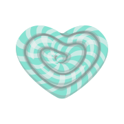 Heart Shaped candy template