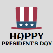 Happy president's day | Cap having look of US flag