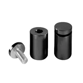 1” Black Standoffs - Pack of 2