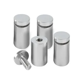 1” Silver Standoffs - Pack of 4