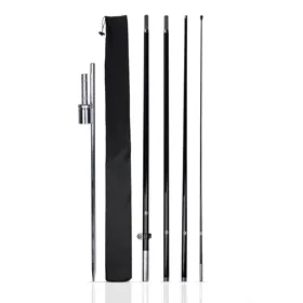 23.5"x78.5" Feather Flag Pole & Accessories