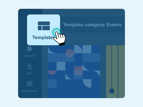 Design step 3 - Choosing a template for envelope printing