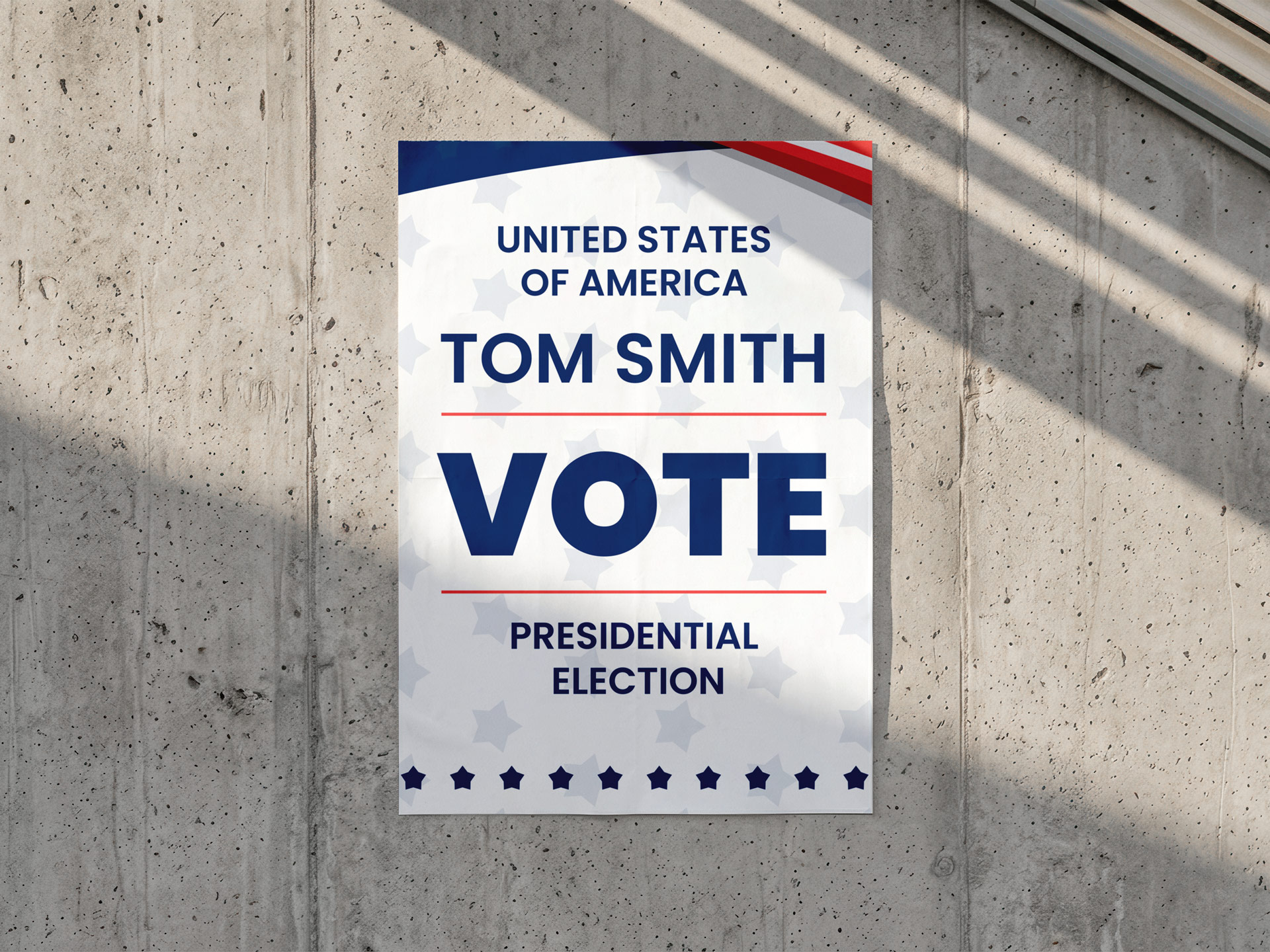 custom presidential election poster