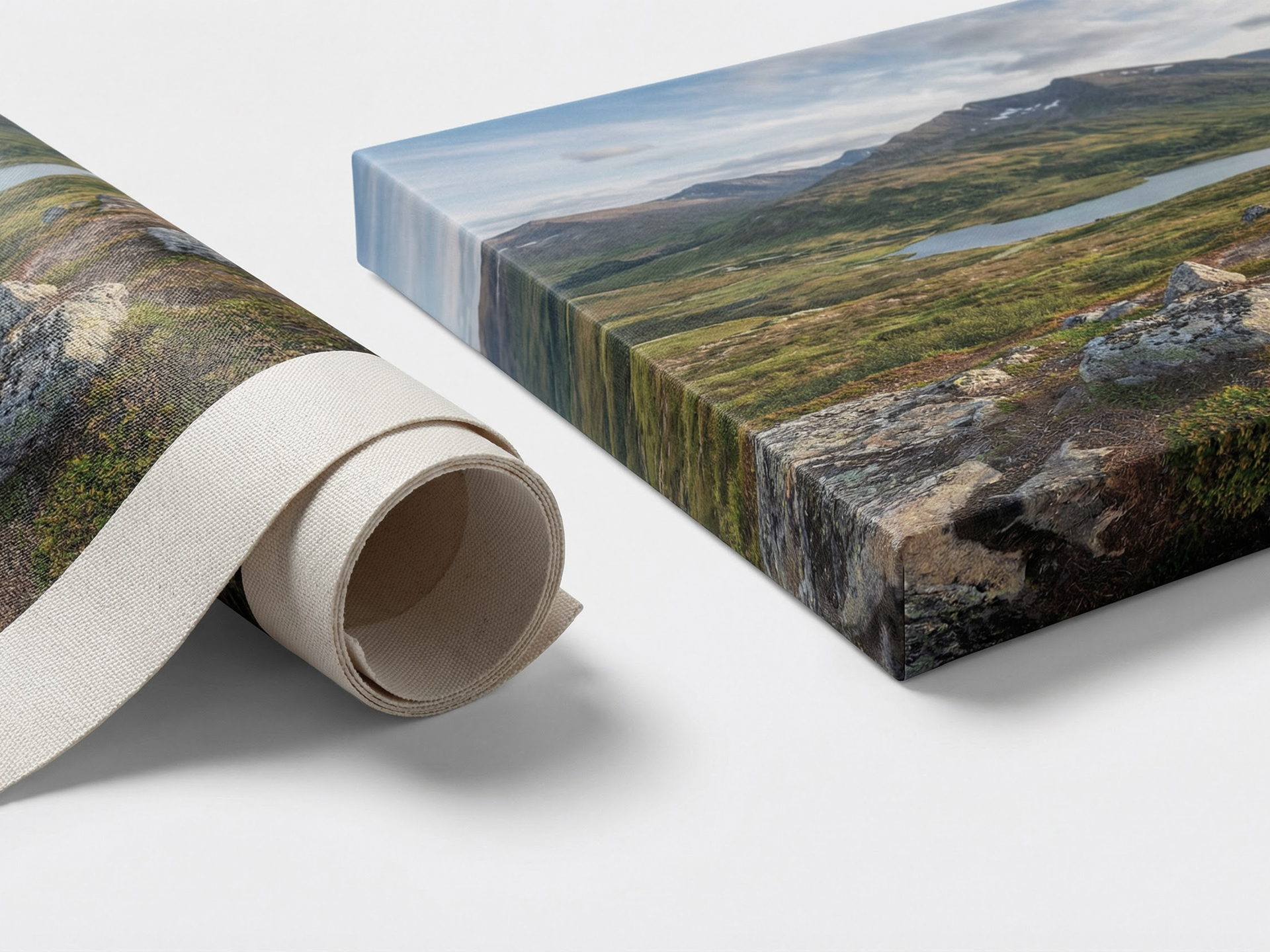 Nature-themed large canvas prints in loose and framed options