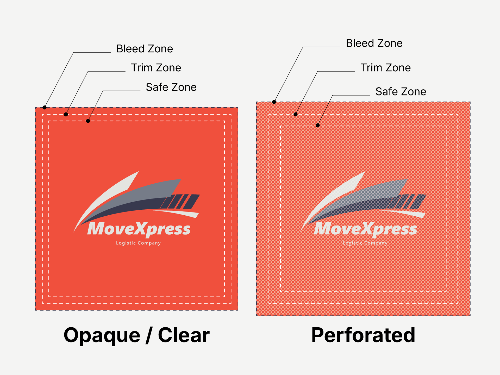Design guidelines for trailer decals.