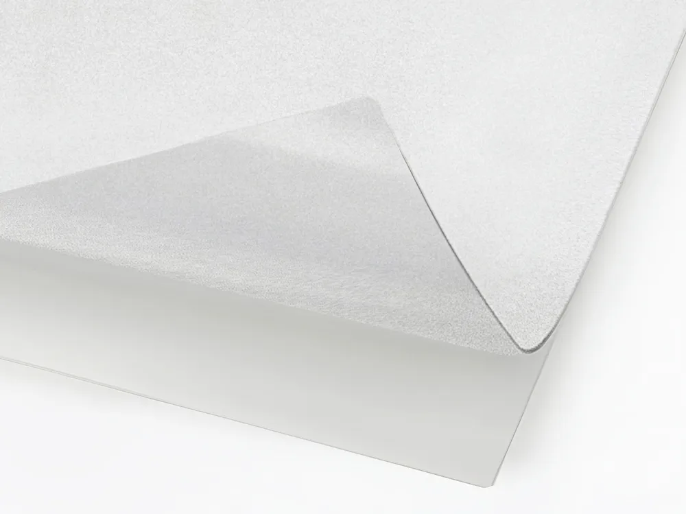 Frosted window decal with no design