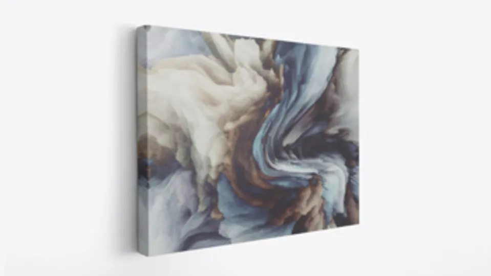 Abstract Wrapped Canvas Print