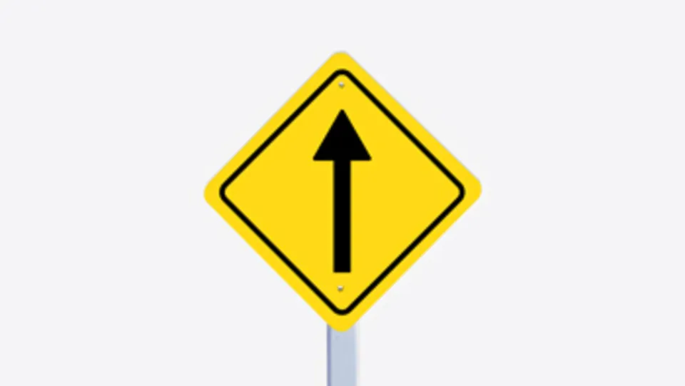 Bright Yellow Traffic Reflective Aluminum Sign