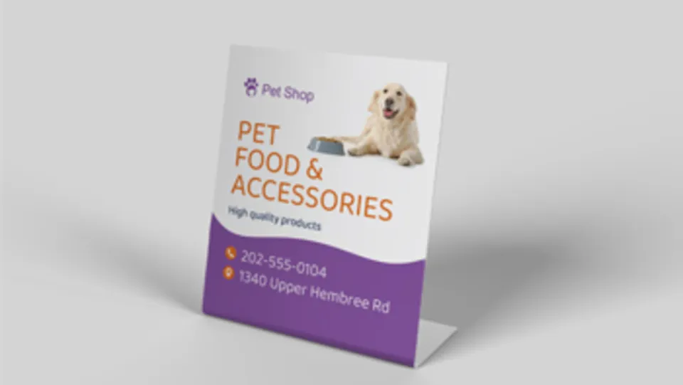 Pedestal Signs