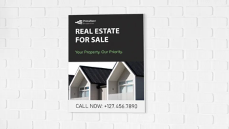 Real Estate PVC Sign