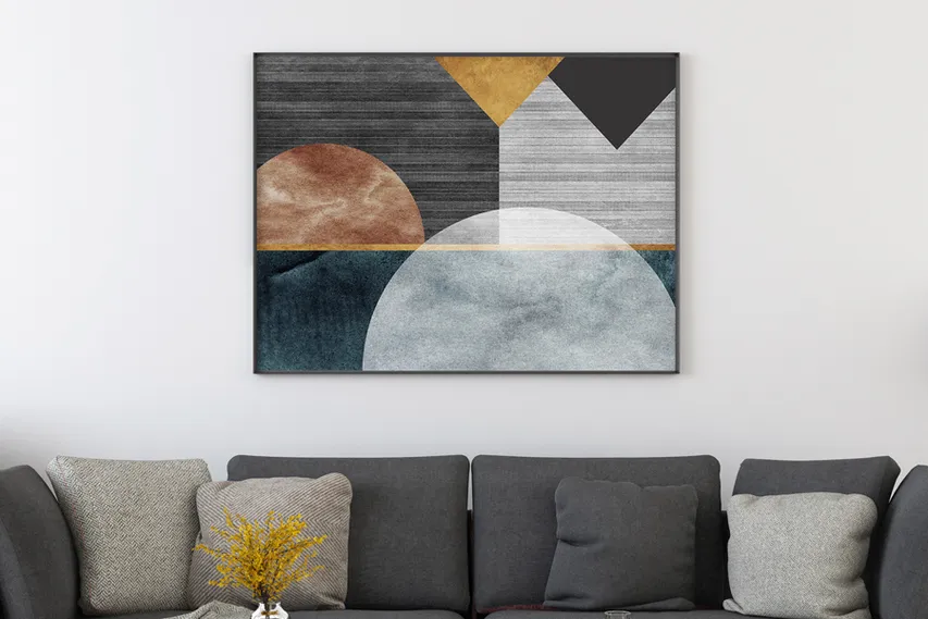 Abstract Shapes Seg Wall Art