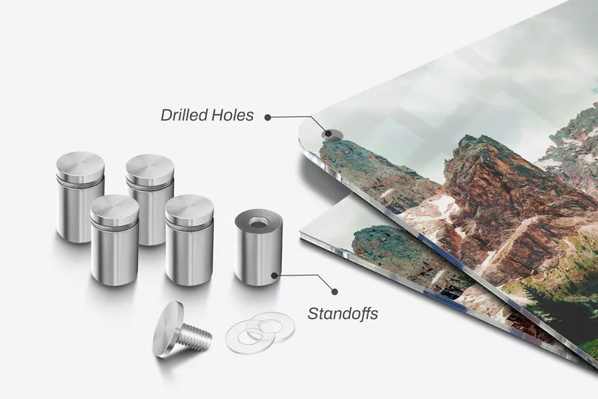 Acrylic Photo Print Standoffs