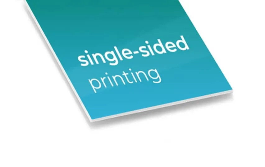 Adhesive foam board prints