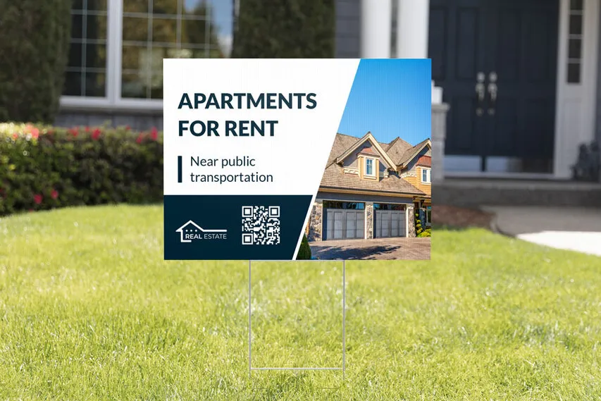 Apartments for Rent Yard Sign