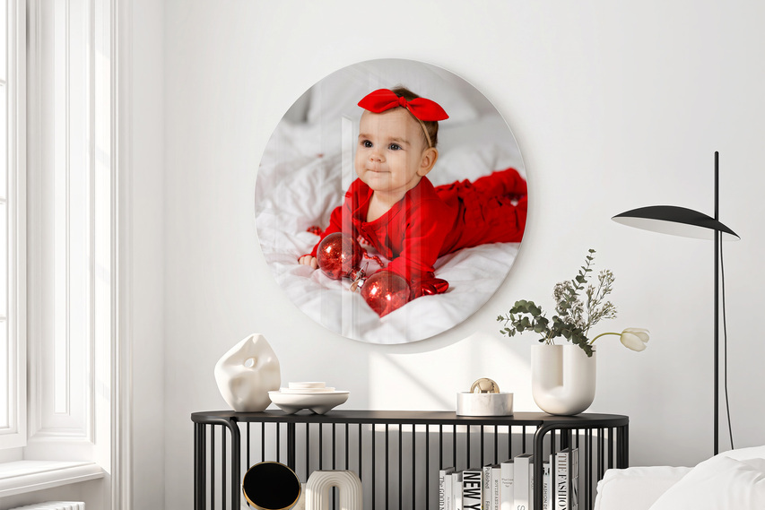 Baby girl acrylic photo print
