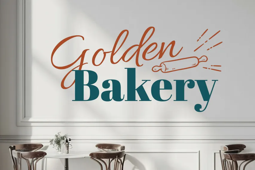 Bakery Wall Vinyl Lettering