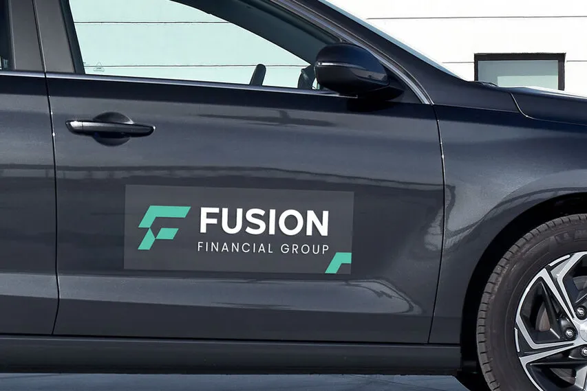 Black Fusion Clear Car Decal