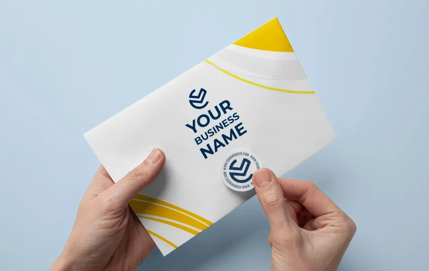 Branding Compact Custom Printed Envelopes