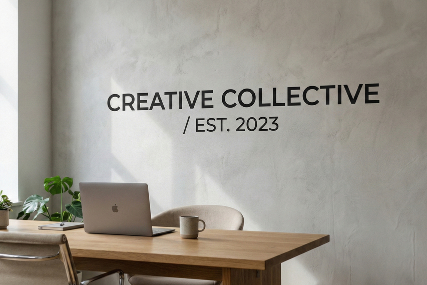 Branding Office Wall Lettering