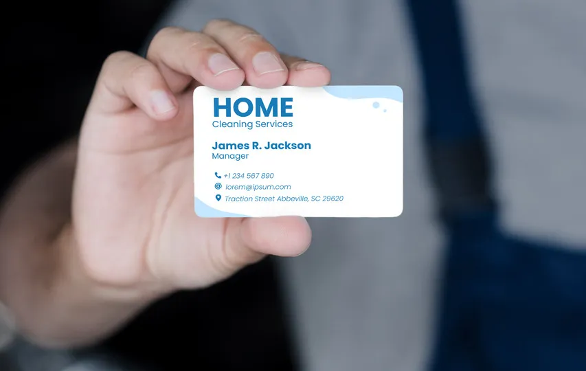 Cleaners Painted Edge Business Cards