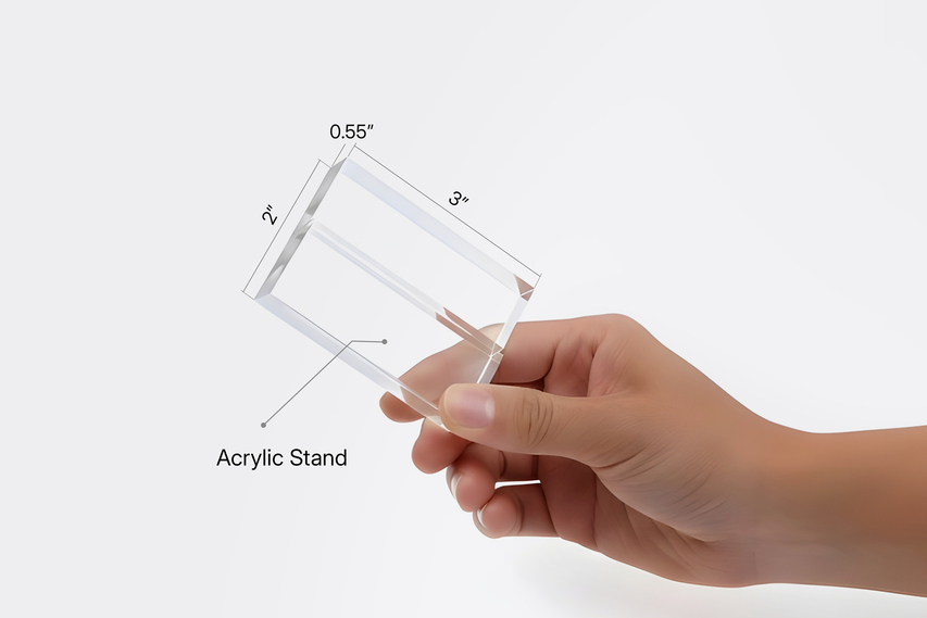 Clear acrylic stand