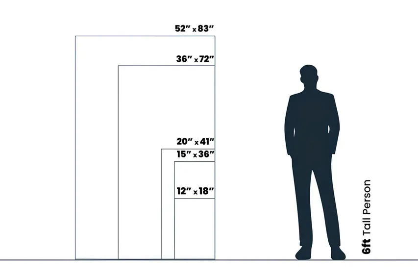 Common Sizes of Store Window Decals