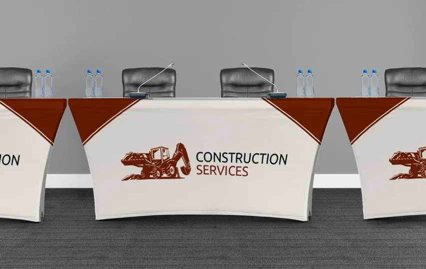 Conference stretch table covers