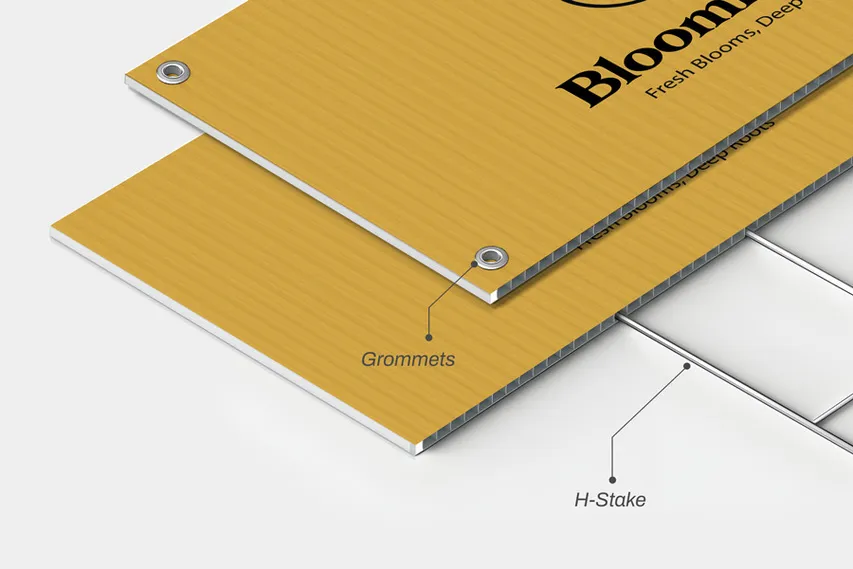Corrugated Plastic Signs Accessories