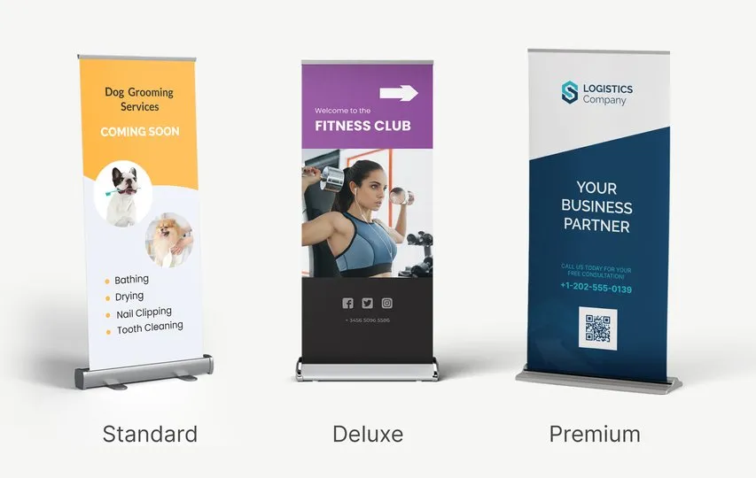 Custom roll up banners