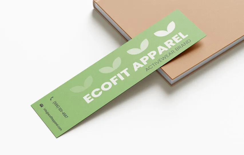 Ecofit Apparel Activewear Bookmark Printing