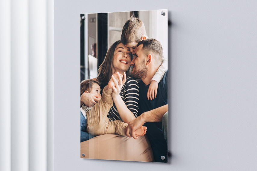 Family acrylic photo print