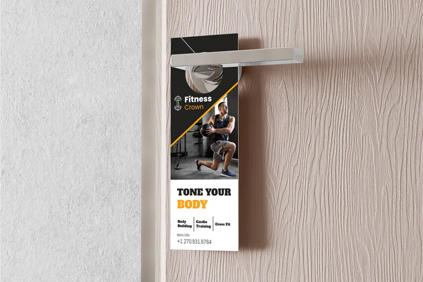 Fitness Crown Door Hangers