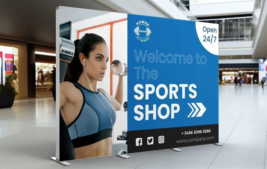 Fitness Retail Mall Seg Display