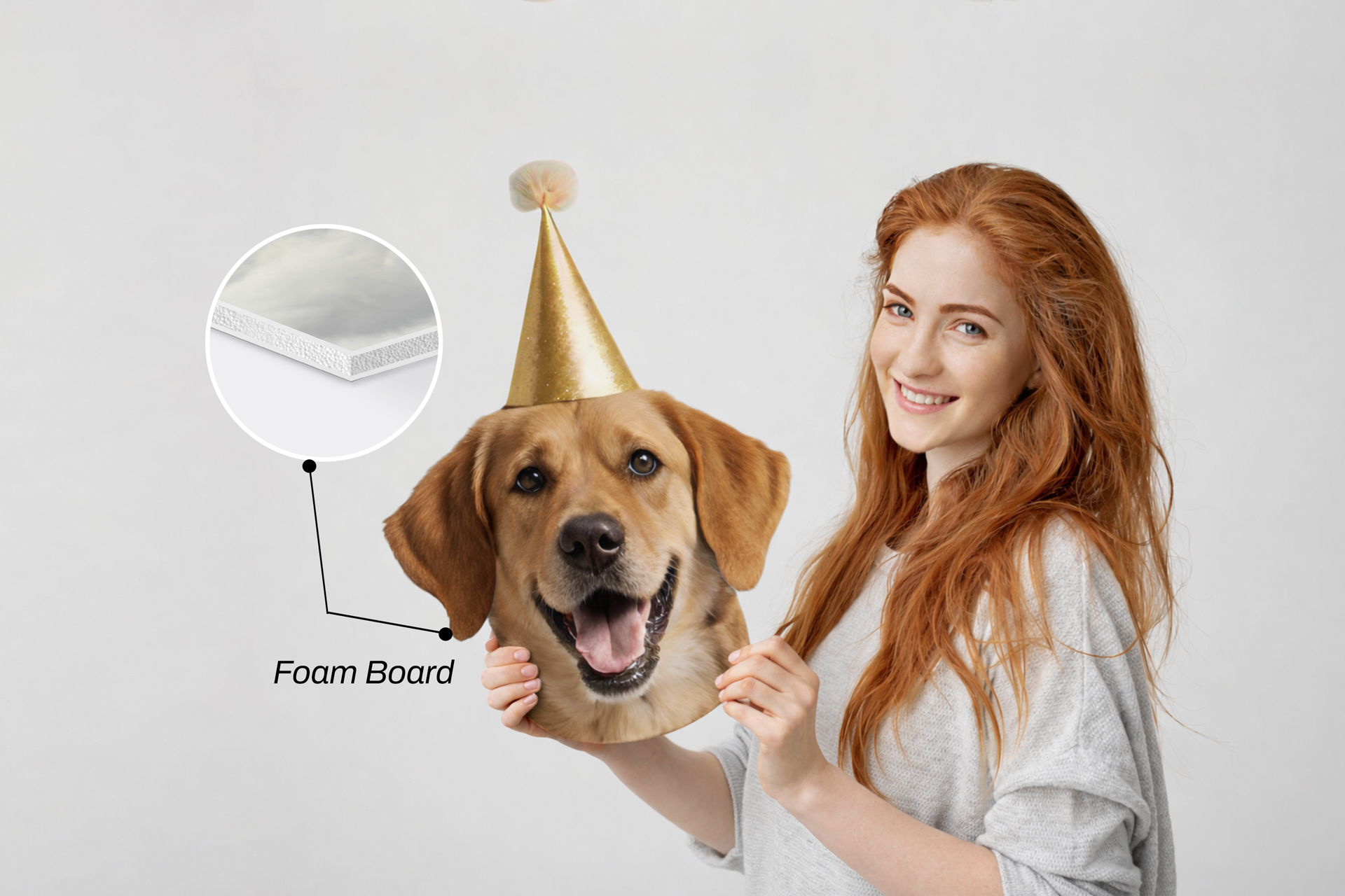 Foam Board Big Head Cutout