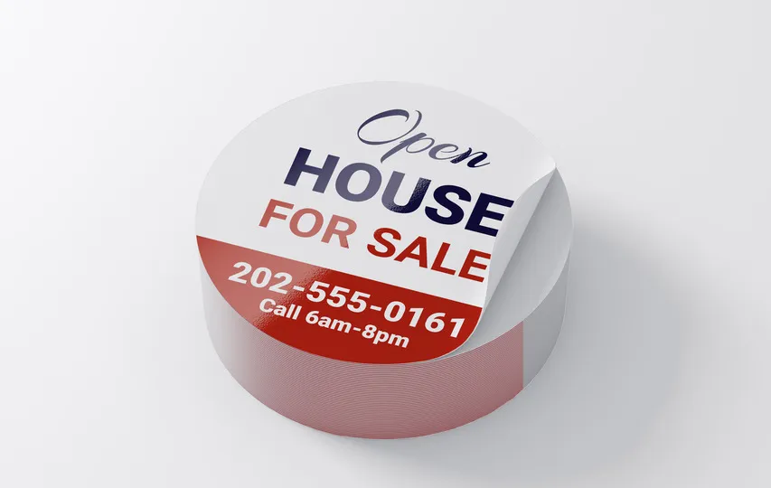 For Sale Die Cut Stickers
